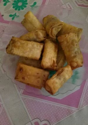 Foto resep Lumpia pisang coklat keju