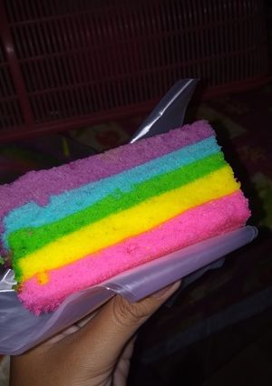 Foto resep Rainbow tart,