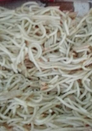 صورة لوصفة معكرونة بالتونة