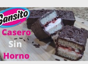 Una foto de Gansitos caseros sin horno