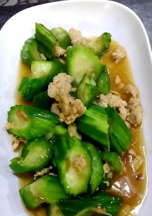 รูปของ ผัดบวบหมูสับ