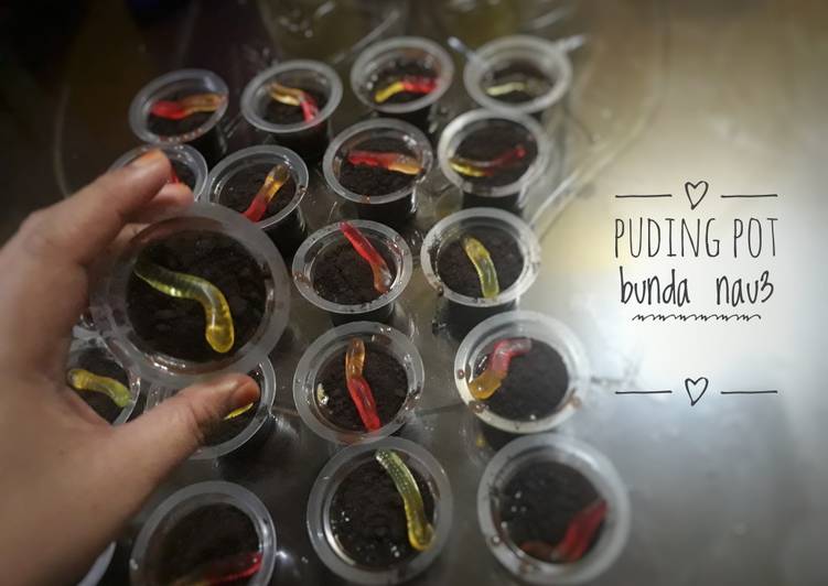 Resep Puding pot | Cara Membuat Puding pot Yang Sempurna