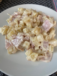 Una foto de Papas Enjamonadas