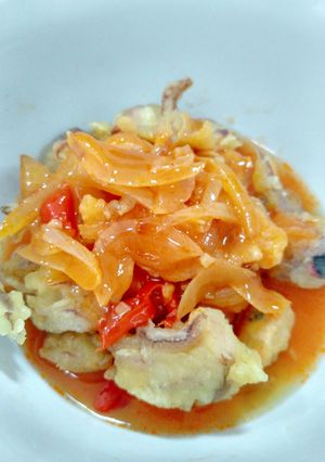 Foto resep Cumi Goreng Tepung Asam Manis