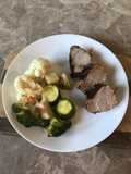 Solomillo con verduras