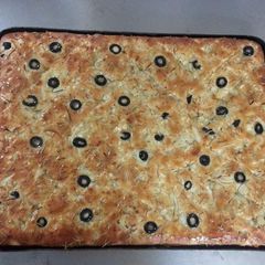 A picture of Focaccia bread.