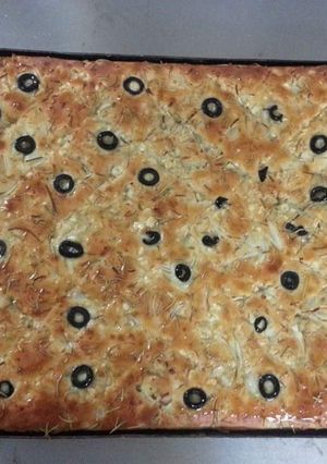 A picture of Focaccia bread.