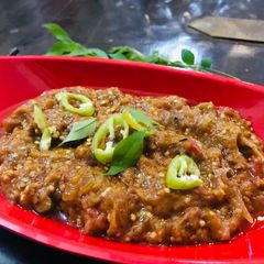 A picture of Baingan ka Bharta.