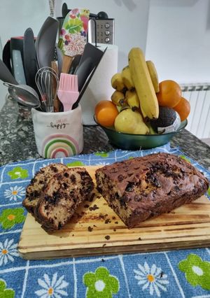 Una foto de Budín de Harina de Avena Manzana🍏 y Banana 🍌. Sano, rico y fácil 🫶🏻🤍 No falla posta!!