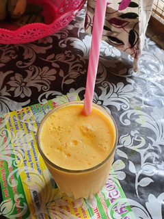 A picture of Mango lassi.