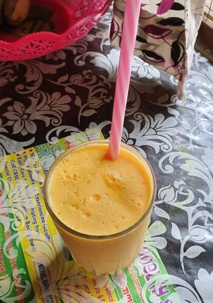 A picture of Mango lassi.