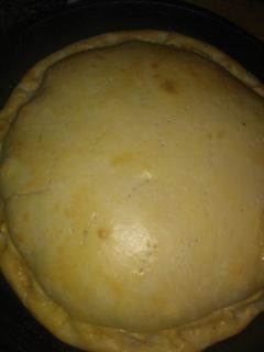 Una foto de Tarta de brócoli con masa casera