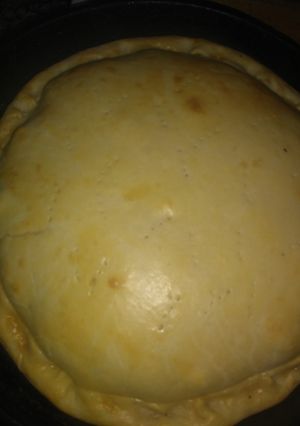 Una foto de Tarta de brócoli con masa casera