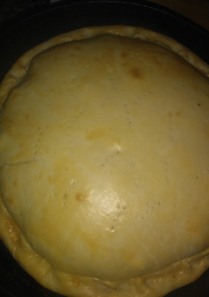 Una foto de Tarta de brócoli con masa casera