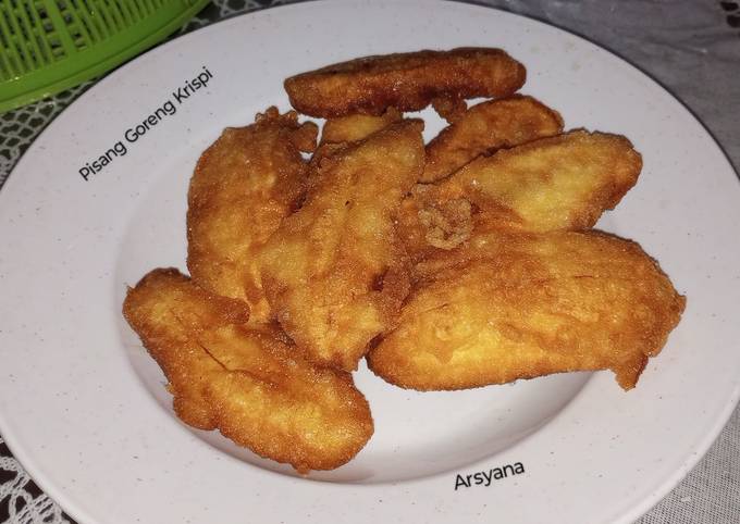 Resep Pisang Goreng Crispy Oleh F Mikayla Arsyana Cookpad