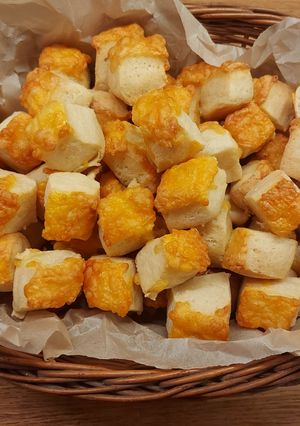Túrós pogácsakocka recept fotója