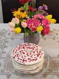 Κέικ παντζάρι (red velvet cake)