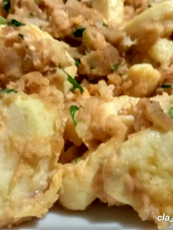 Langkah Mudah untuk Menyiapkan Resep Tofu telur asin yang Lezat Sekali Anti Ribet, Menggugah Selera