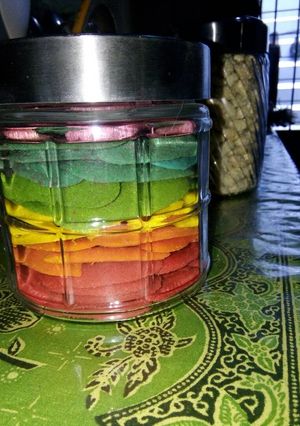 Foto resep Lidah kucing warna warni