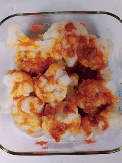 Una foto de Coliflor ajoarriero Thermomix