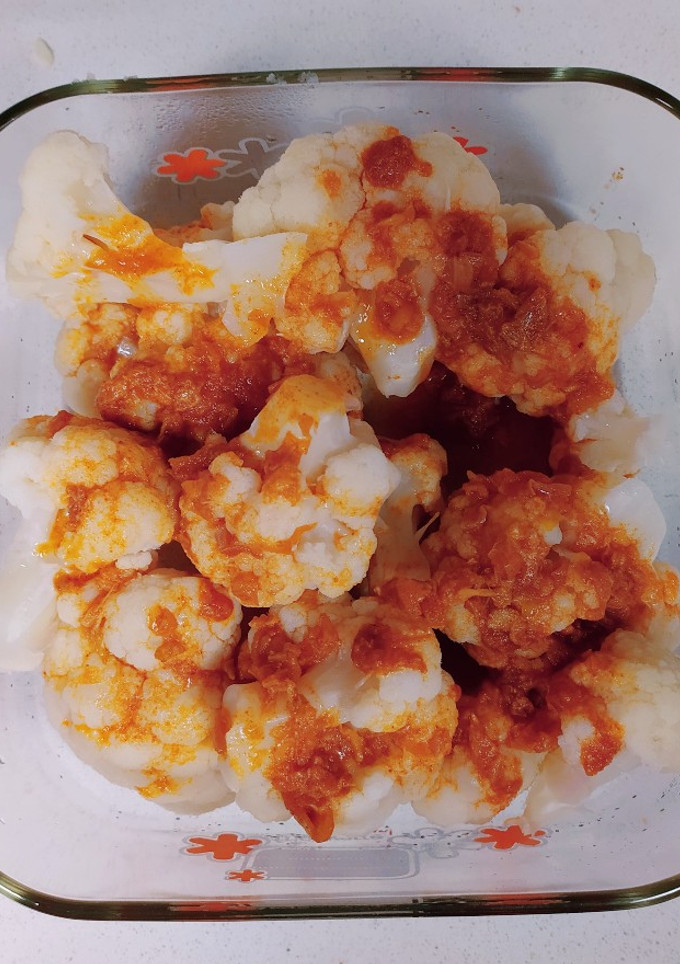Una foto de Coliflor ajoarriero Thermomix