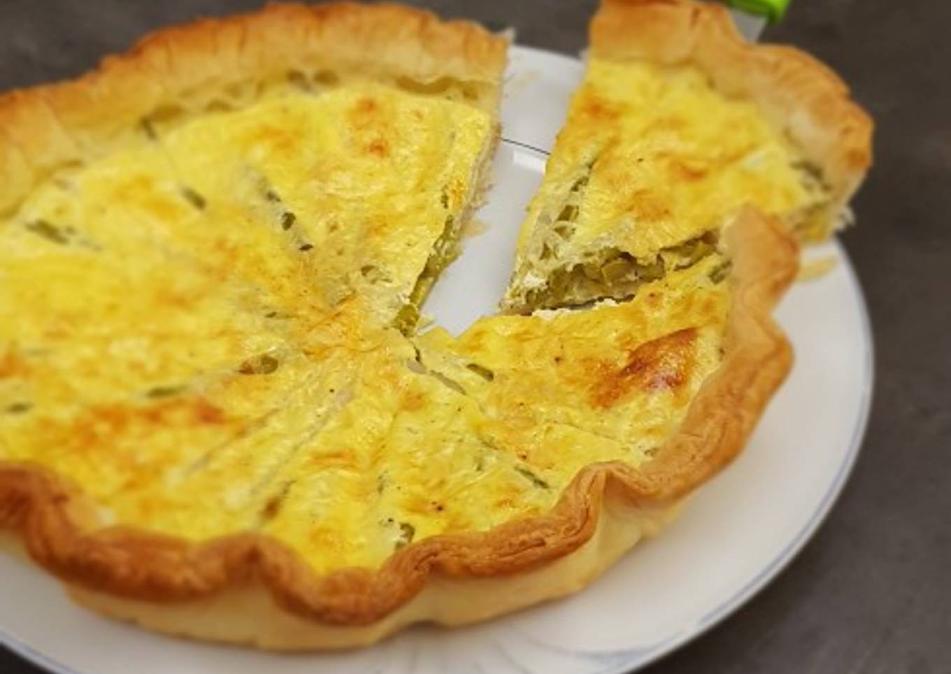 °Quiche aux 2 asperges°