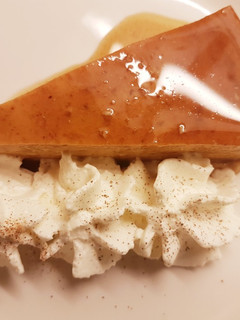 Una foto de Flan de Calabaza