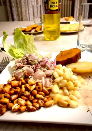 Una foto de Ceviche a la peruana