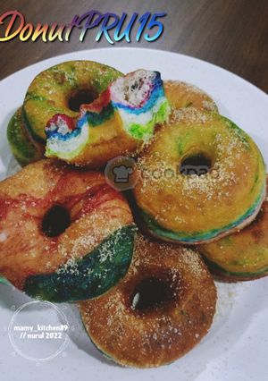 Gambar Donut PRU15 💚💙❤️ aka Pelangi Viral