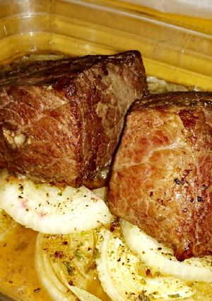 Una foto de Asado sellado al horno