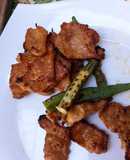 Nậm bò nướng sa tế/ chao