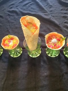 પાપડ કોન ચાટ(papad cone chaat in gujarati રેસીપી મુખ્ય ફોટો
