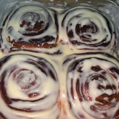 A picture of Cinnamon rolls.