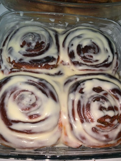 A picture of Cinnamon rolls.