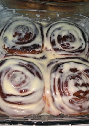 A picture of Cinnamon rolls.