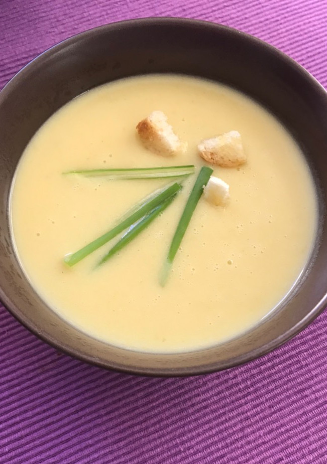 Una foto de Crema de calçots light