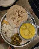 Achari alu kadi rice