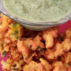 A picture of Corn pakoda.