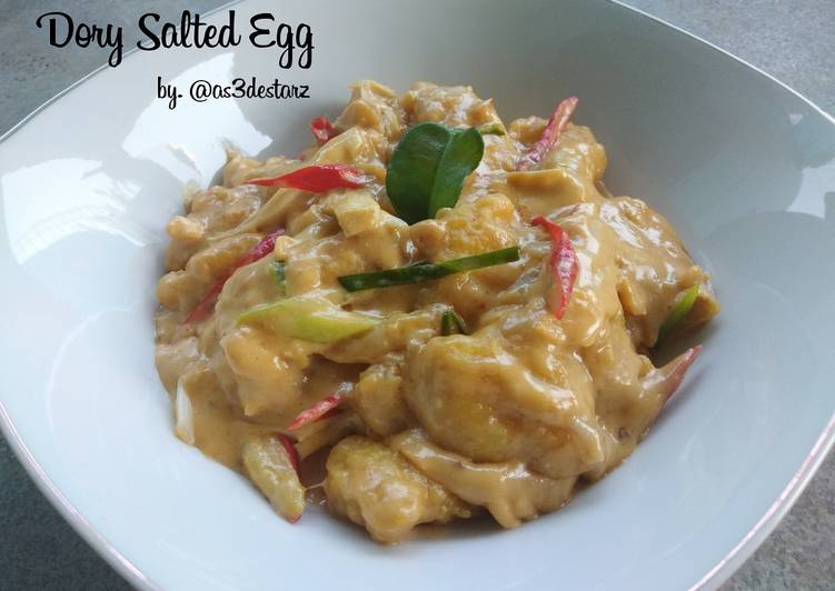 Resep Dory Salted Egg /Diet Keto/DEBM, Enak Banget