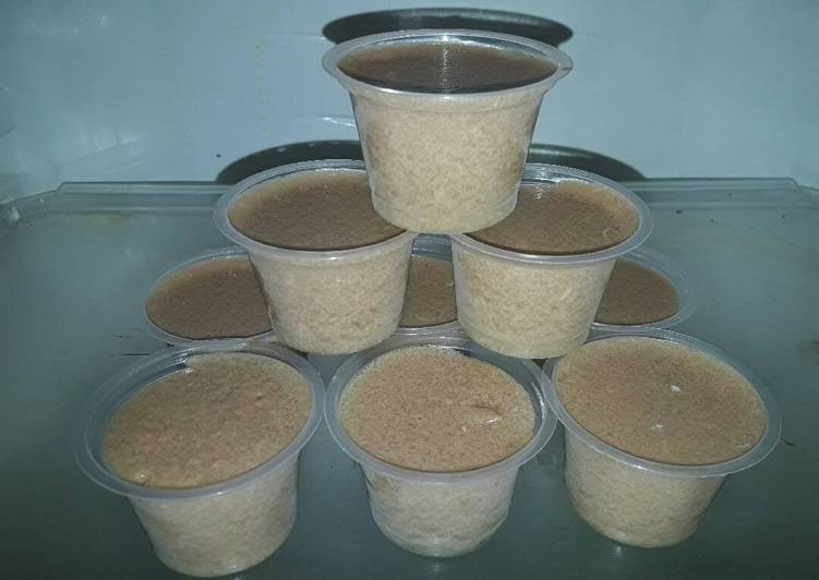 Resep Puding lumut gula merah, Enak