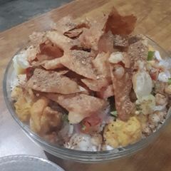 A picture of Dahi ba chana chaat 🔥🔥.