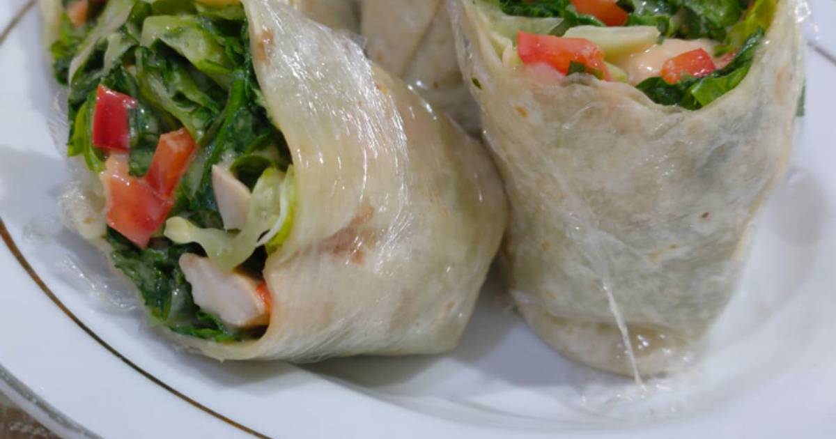 21 resep salad wrap enak dan sederhana - Cookpad