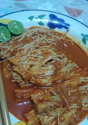 Foto resep Spicy enoki