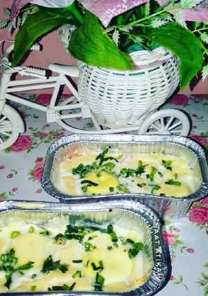 Foto resep Steam egg cheese milk