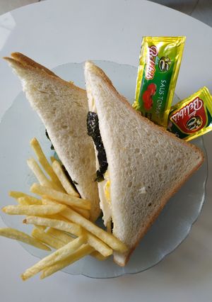 Foto resep Egg sandwich w/nori