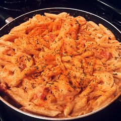 A picture of Cajun Shrimp Alfredo.