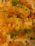 Calabaza espagueti con coliflor !