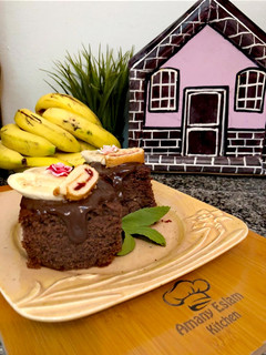صورة لوصفة كيكة موز بالشوكولاتة 🍌🍫