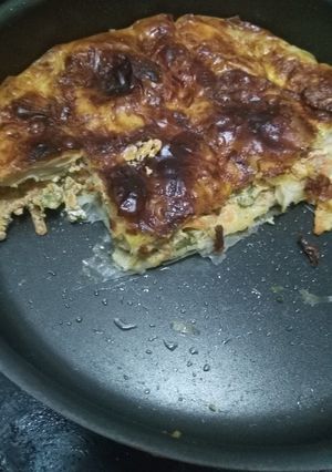 صورة لوصفة جلاش بالجبنه🍻🍝🍎🍅