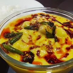 Punjabi kadhi pakoda A picture of Punjabi kadhi pakoda.